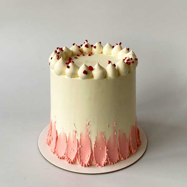 Vanilla Raspberry Cake